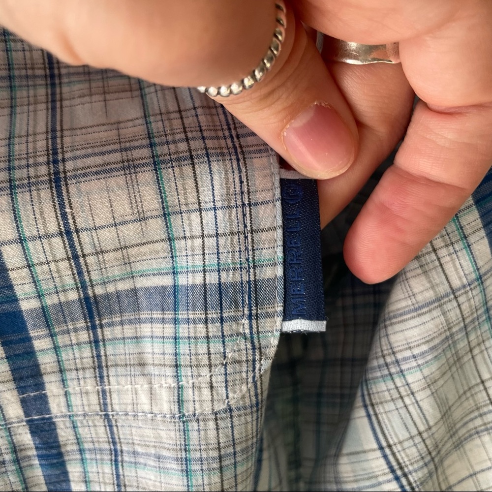Merrell plaid button down - Picture 7 of 9